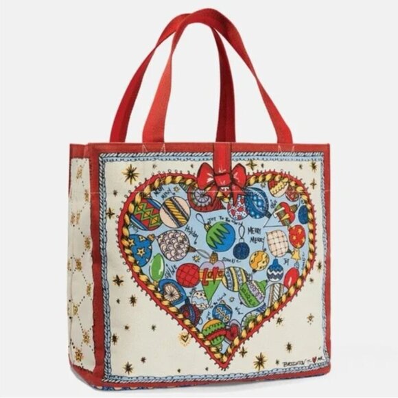 NWT Brighton Celebrate Holiday Tote Bag - Picture 3 of 8